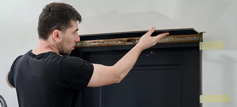 Wood Door Hole Repair in Lynn Haven, FL