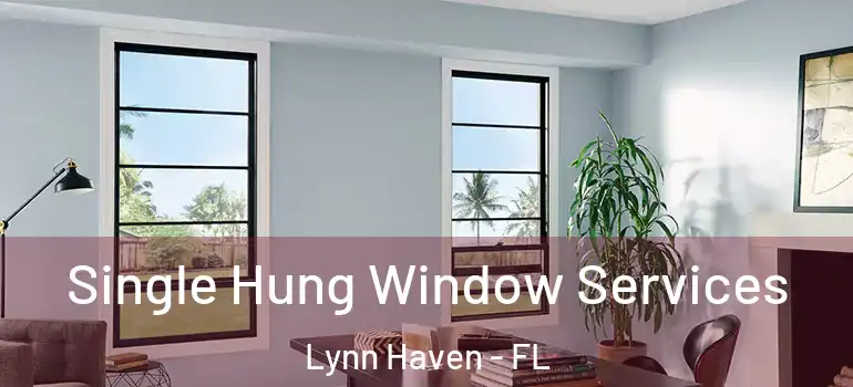  Single Hung Window Services Lynn Haven - FL